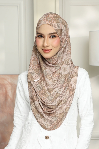 Aralyn Babes Printed Izmir in Cobblestone